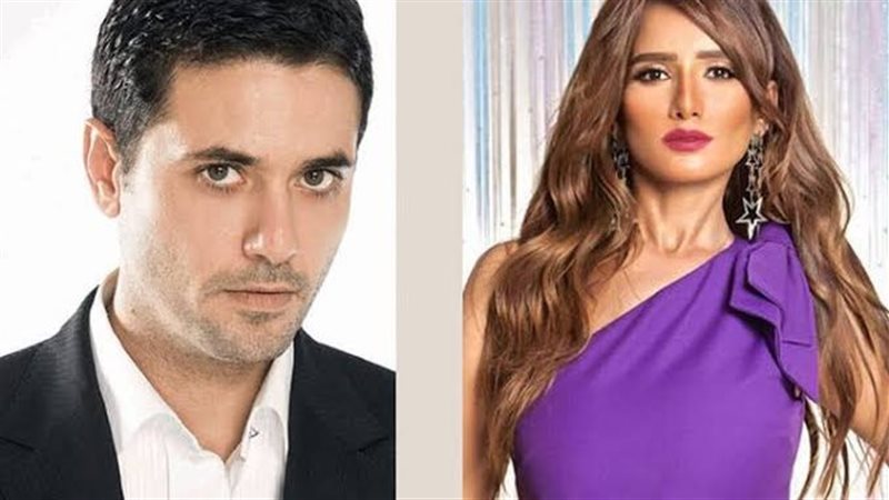 أحمد عز مع زينة 