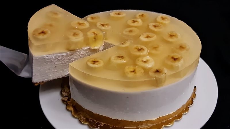  طريقة عمل تشيز كيك الموز والكريمة