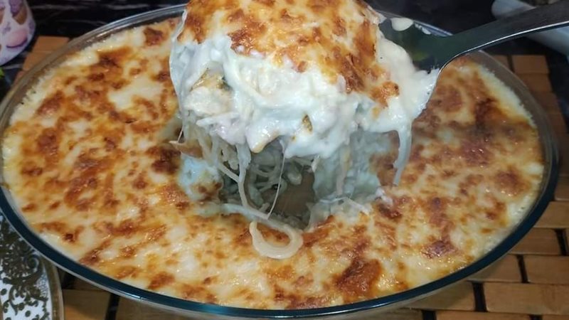 طريقة عمل المكرونة النجرسكو بالفراخ