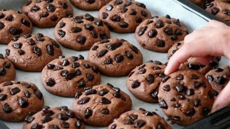طريقة عمل كوكيز الشوكولاتة