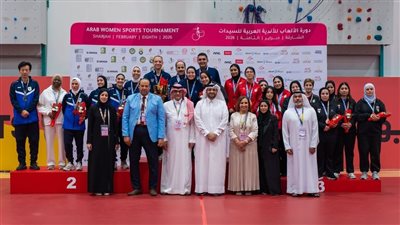 سيدات بتروجيت يسيطرن على منصات التتويج في دورة الأندية العربية بالشارقة