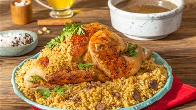 طريقة عمل الدجاج المحشي بالفريك على سفرة رمضان 2026