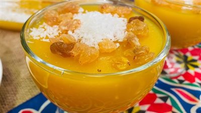 حلويات رمضان  2026 .. طريقة عمل المهلبية بقمر الدين  في مطبخك