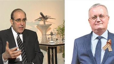 كامل يهنئ بوريسينكو بتعيينه نائبًا لوزير الخارجية 