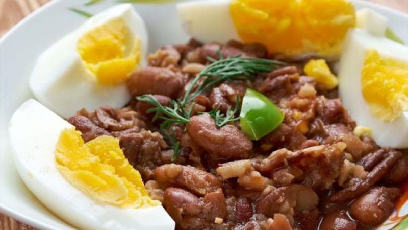  طريقة عمل الفول المدمس بالبيض المسلوق