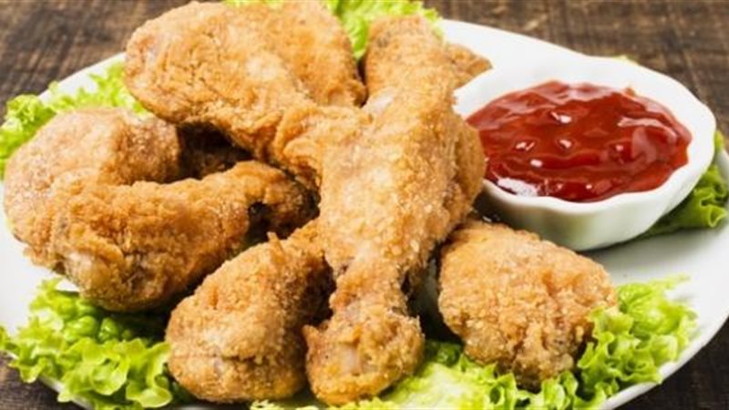 بروستد الدجاج المقرمش