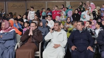 مواهب بلدنا شعار حفل تكريم حفظة القرآن الكريم بمركز شباب بنى حله ببني سويف