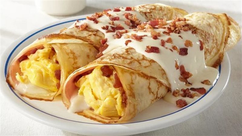 طريقة عمل  كريب البيض والجبن