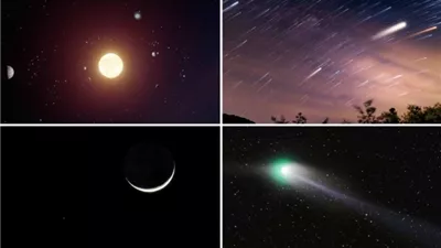 أبريل يشهد عرضا فلكيا نادرا