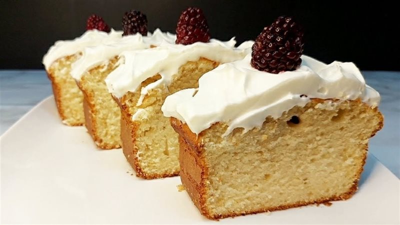 كيكة الفانيليا بالحليب