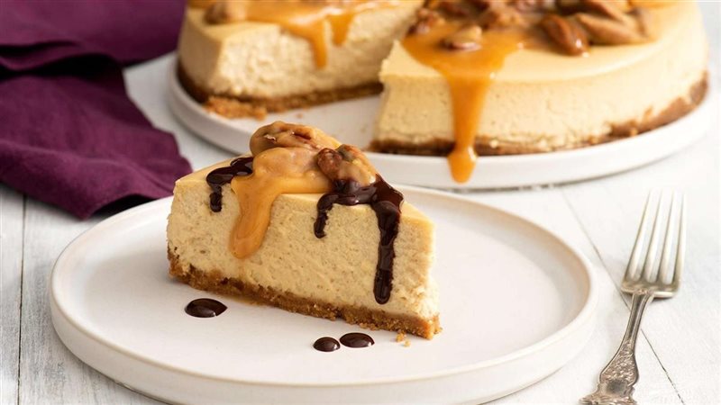 طريقة عمل  تشيز كيك التمر والقهوة 