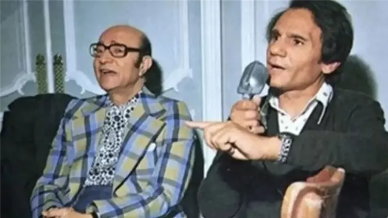 عبد الحليم حافظ مع محمد عبد الوهاب 