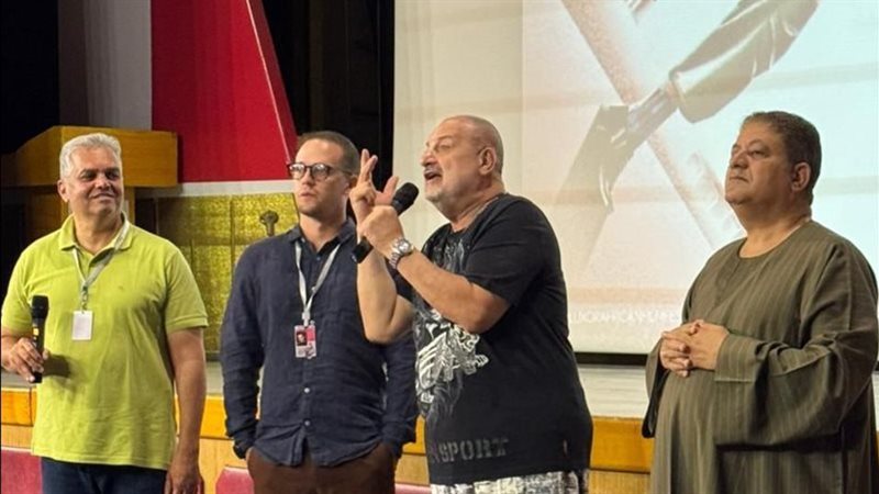 خالد الصاوي مع فيلم مايكل جيمس 