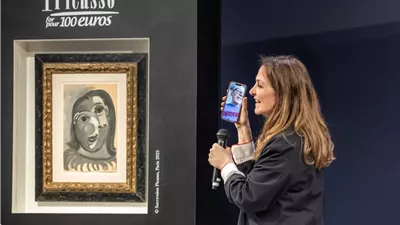 اتصال قَلَبَ كلَّ شيء... رجل يفوز بلوحة أصلية لبيكاسو