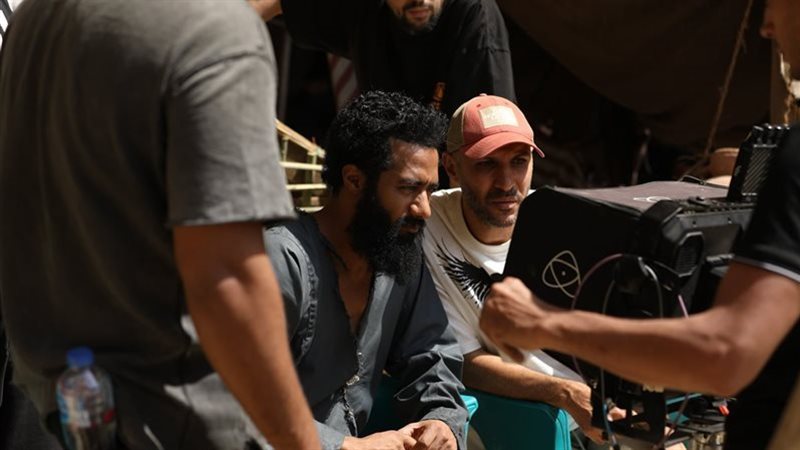 محمد رمضان في كواليس فيلم أسد 