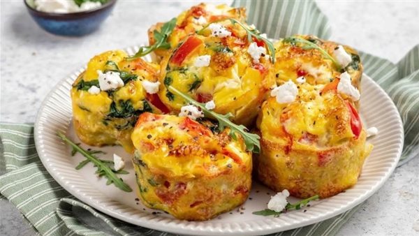 طريقة عمل مافن البيض بالجبن