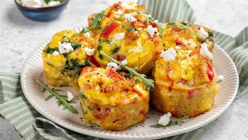 طريقة عمل مافن البيض بالجبن