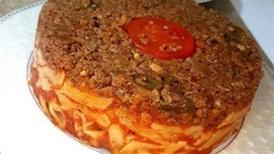 طريقة عمل  طاجن المكرونة باللحمة المفرومة بخطوات سهلة وسريعة