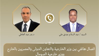 وزير الخارجية ونظيره الصومالي يبحثان تطورات الأوضاع وتعزيز الشراكة الاستراتيجية بين البلدين