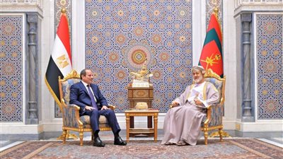 السلطان هيثم والرئيس المصري يبحثان تطورات المنطقة وسبل الحل الدبلوماسي للأزمة الأمريكية الإيرانية