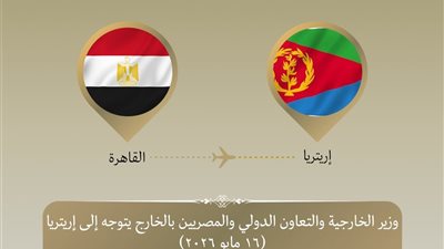 وزير الخارجية يتوجه إلى إريتريا برفقة كامل الوزير ووفد اقتصادي لتعزيز التعاون والاستثمار المشترك