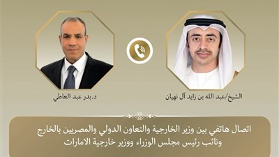 وزير الخارجية يؤكد لنظيره الإماراتي تضامن مصر الكامل مع الإمارات وإدانة استهداف محيط محطة براكة