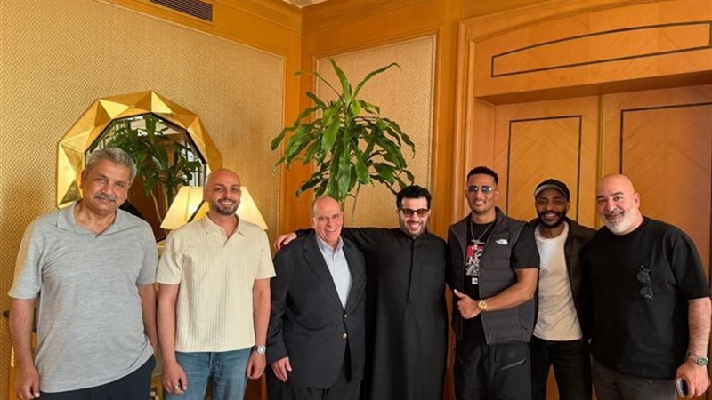 محمد رمضان مع تركي آل الشيخ