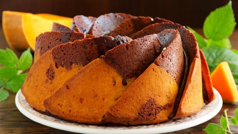 طريقة عمل ماربل كيك بالبرتقال