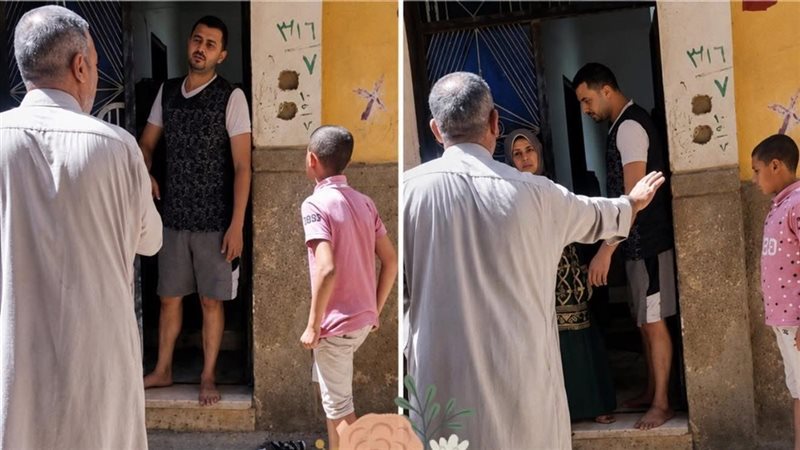 أب يرفض ابنه عبر منصات التواصل 