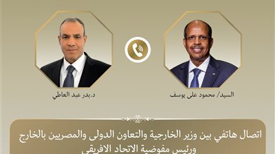 وزير الخارجية ورئيس مفوضية الاتحاد الأفريقي يبحثان تعزيز التكامل القاري ودعم السلم والأمن في أفريقيا
