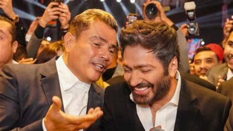 عمرو دياب مع تامر حسني 