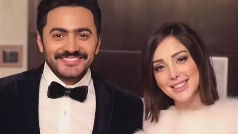 بسمة بوسيل مع تامر حسني 