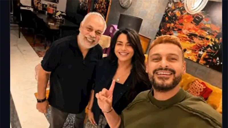 رامز جلال مع أسماء جلال وأشرف زكي
