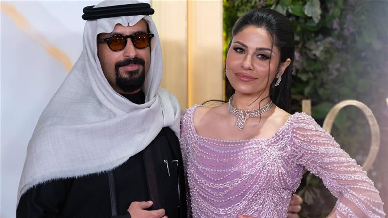 إلهام علي مع زوجها خالد صقر