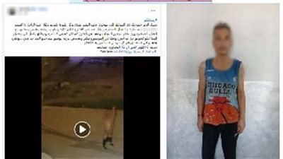 ضبط مسجل خطر ظهر عاريًا ووجه السباب للمارة بالجيزة