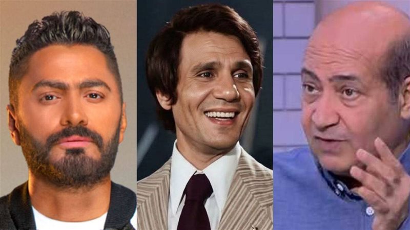 تامر حسني مع عبد الحليم حافظ وطارق الشناوي 