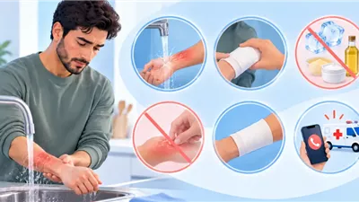 الإسعافات الأولية للحروق.. خطوات صحيحة تنقذ الحياة وتجنبك التشوّه
