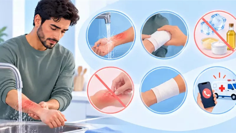 الأسعافات الأولية للحروق