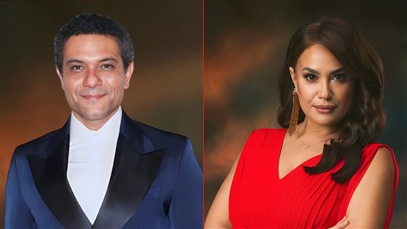 آسر ياسين مع هند صبري 