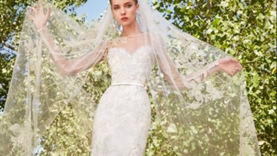 لو أنتِ قصيرة.. 4 فساتين تداري طولك في حفل زفافك