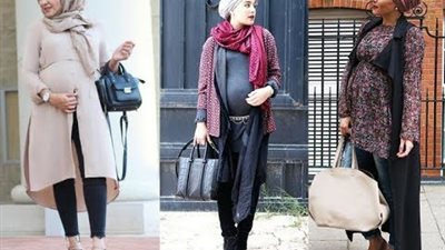 «للحوامل كلام تاني».. أفضل إطلالات المحجبات لعام 2021 