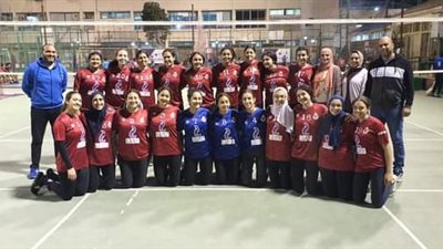 فوز ناشئات الكرة الطائرة بالصيد على الزهور في دوري الجمهورية