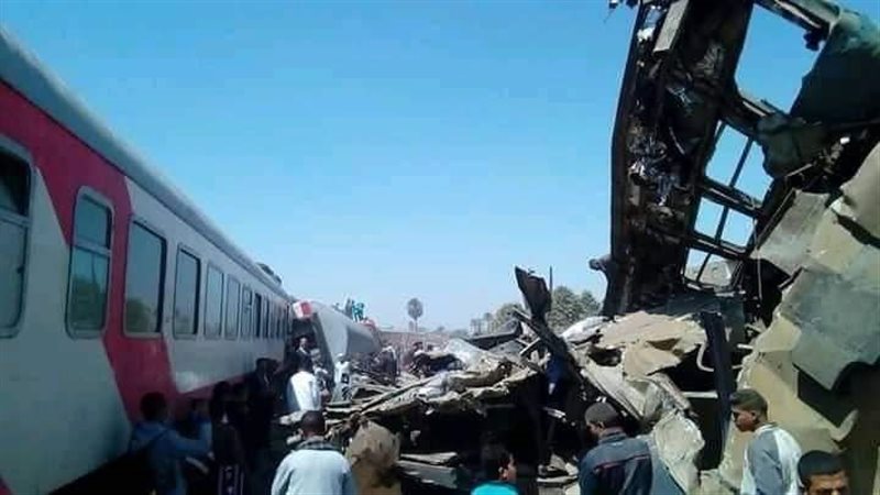 حادث قطار سوهاج