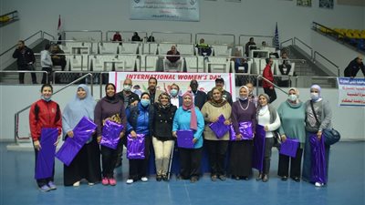 احتفالا بيوم الرياضة للمرأة المصرية.. تكريم سيدات تنس الطاولة.. صور