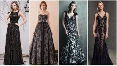 فساتين زفاف سوداء..أغرب موضة العرائس2021