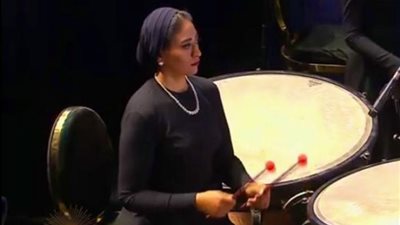 رضوى البحيري سيدة الأوركسترا بموكب المومياوات: أمى كلمة السر فى نجاحي