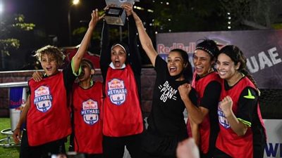 آمال فؤاد تقود نجوم العرب للفوز ببطولة ريد بول بالإمارات.. صور