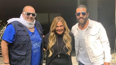 يسرا تظهر بـ«وزن زائد» فى كواليس حرب أهلية