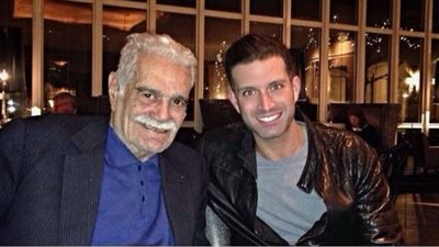 حفيد فاتن حمامة المثير للجدل يحتفل بذكرى ميلاد عمر الشريف