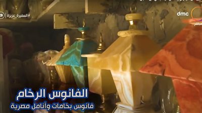 «بلمبة ويغني».. تعرفي على طريقة تصنيع الفانوس بالرخام.. فيديو